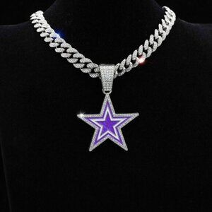 Five-pointed star necklace pendant